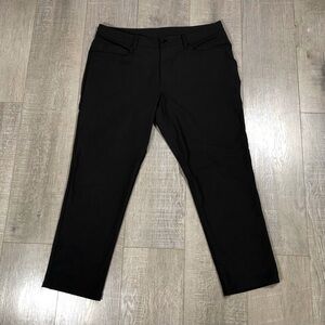 LULULEMON Men's ABC Classic Fit 5 Pocket Warpstreme Pant Black Size 36
